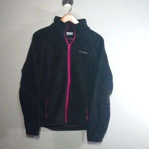 Columbia jacket zip up fleece sportswear warm medium adjustable fuzzy